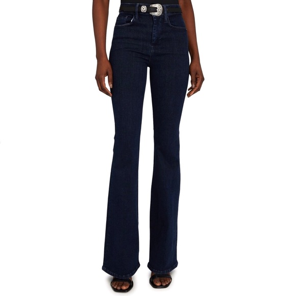 Frame Denim Denim - FRAME DARK WASH FLARE JEANS